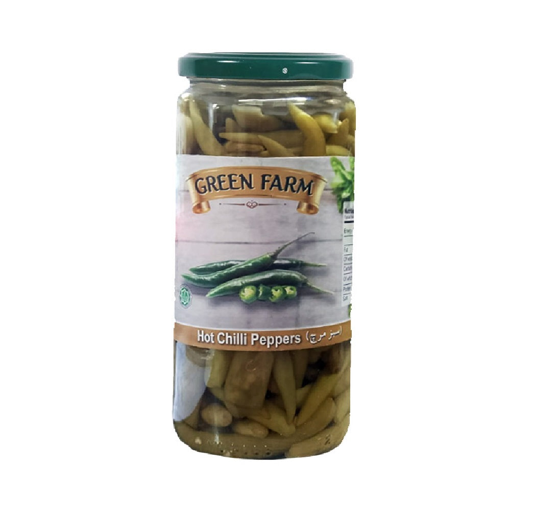 Green Farm Hot Chili Peppers 720 Gm