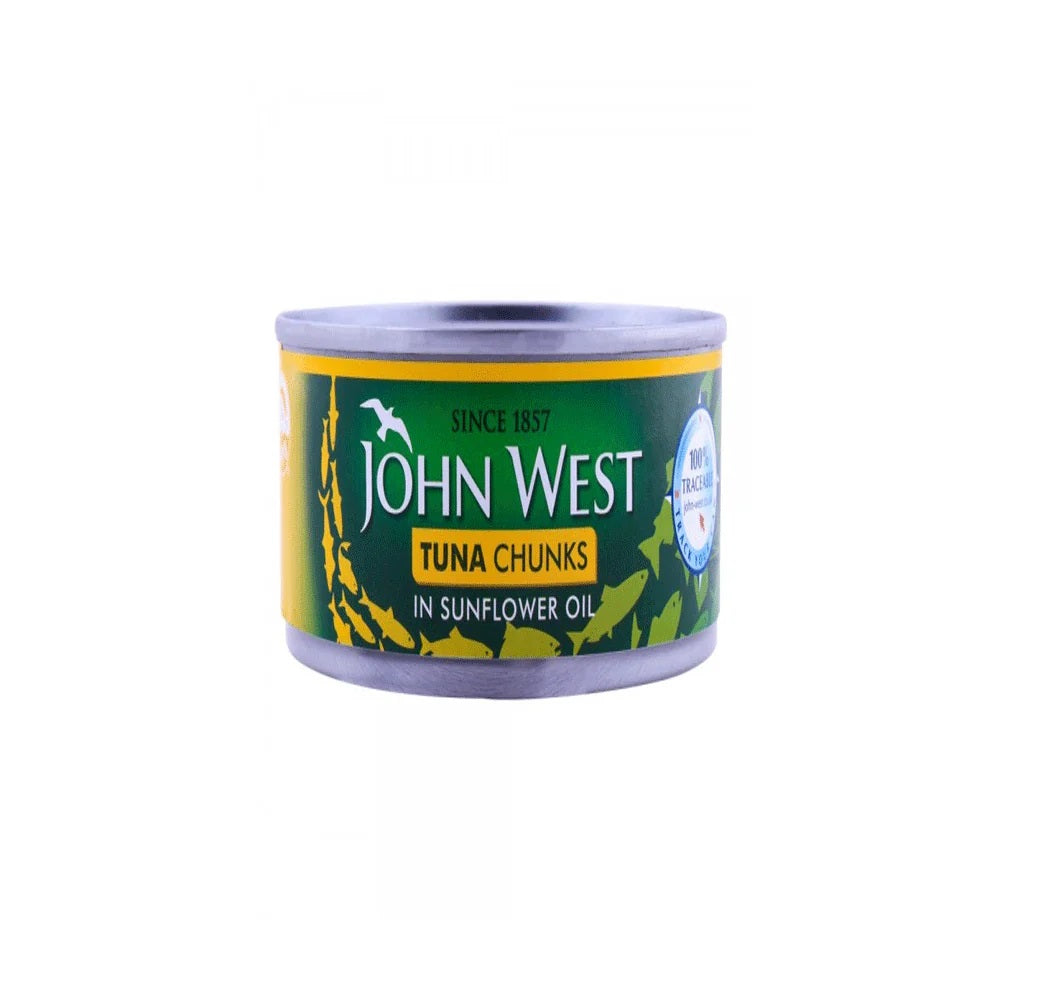 John West Sunflower Oil Tuna Chunks Tin 145 Gm