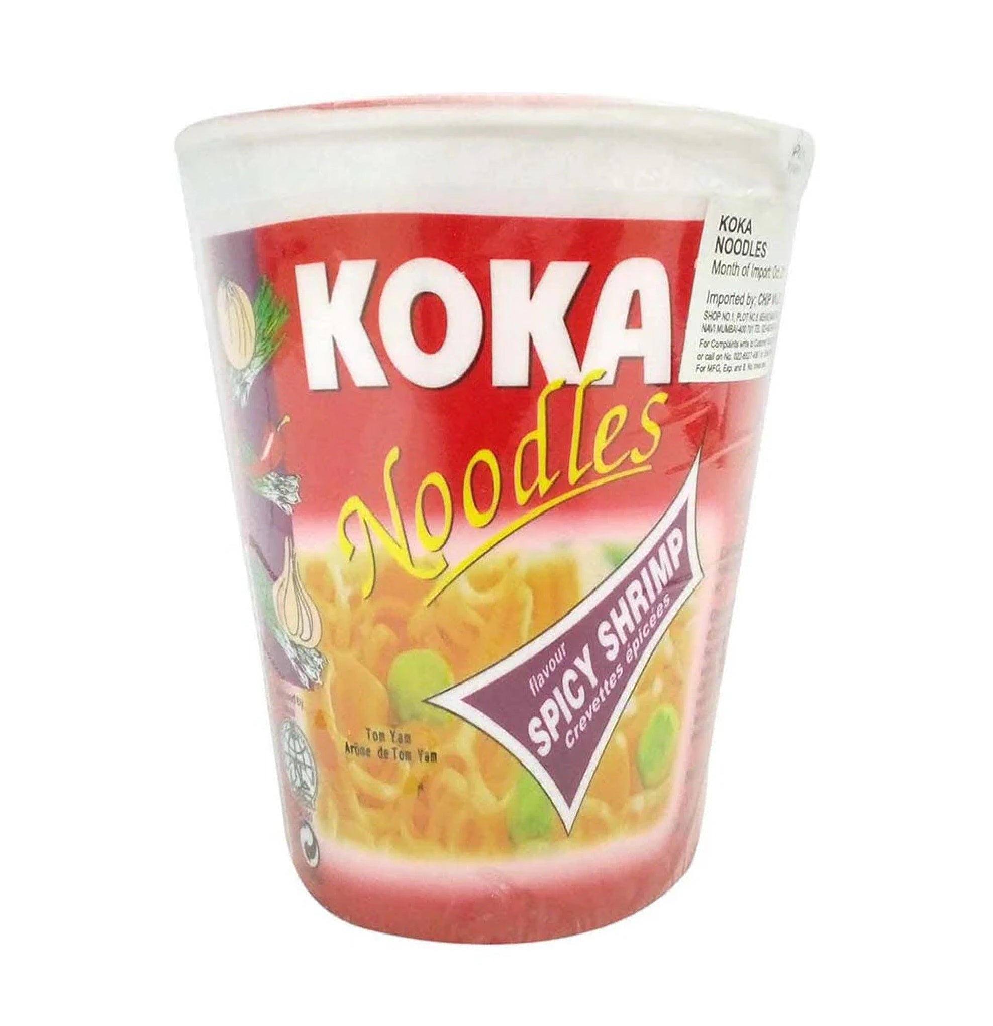 Koka Noodles Spicy Shrimp 70Gm