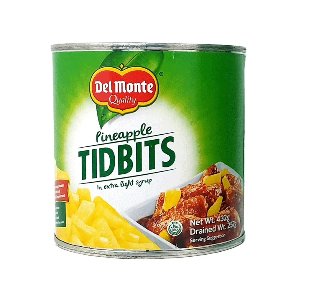 Del Monte Pineapple Tidbits 432 Gm