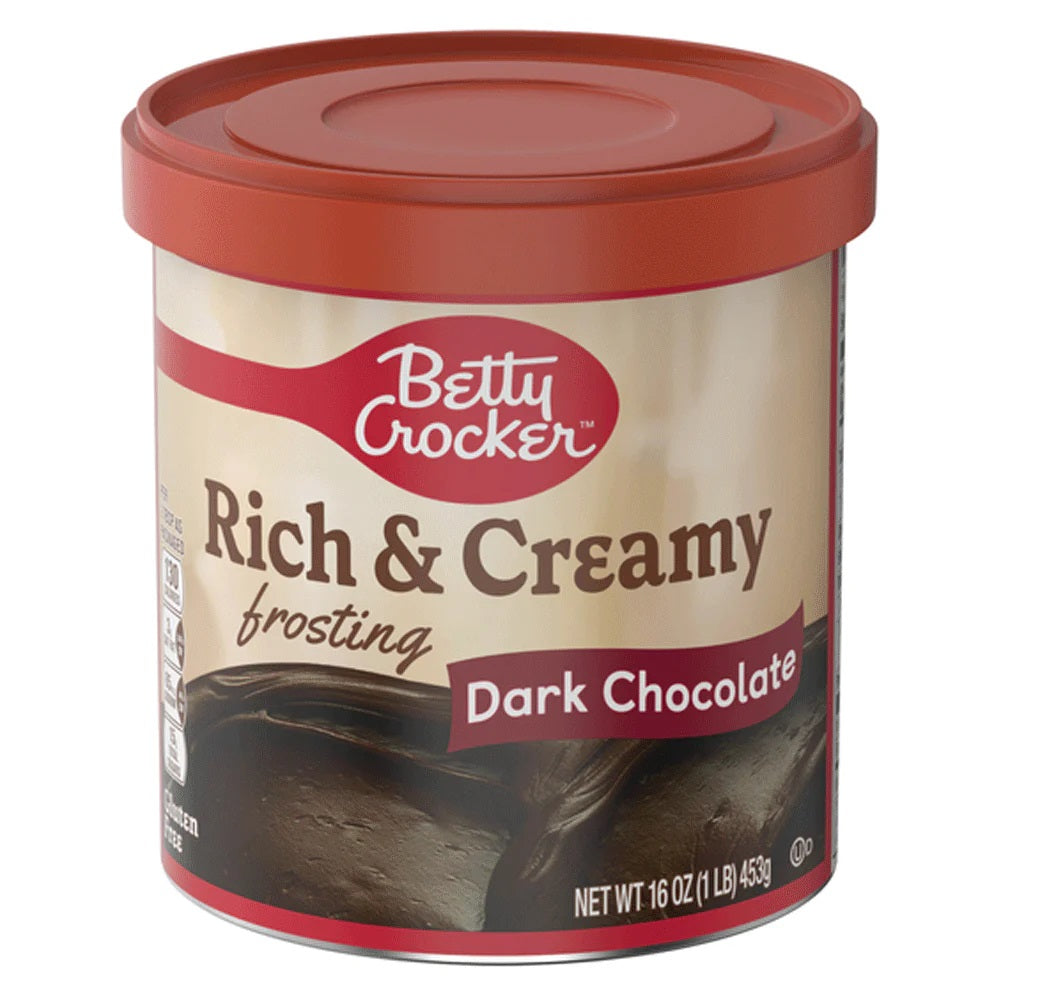 Betty Crocker Rich & Creamy Dark Chocolate Frosting 453 Gm