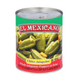El Mexicano Whole Jalapenos Peppers In Brine 406 Gm