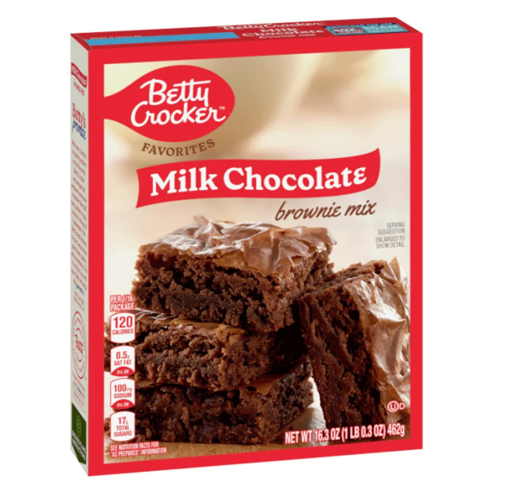 Betty Crocker Milk Chocolate Brownie Mix 462 Gm