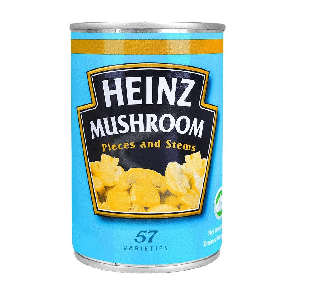 Heinz Mushroom Pieces And Stems Tin 380 Gm